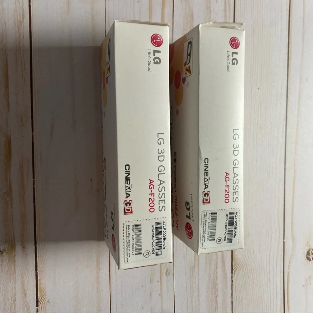 LG 3D Glasses AG-F200 Cinema 3D 4‎ Pairs Genuine LED HDTV Theater